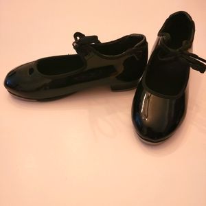 Tap shoes, black , size 1M